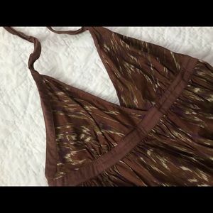 Long Maxi Dress- brown